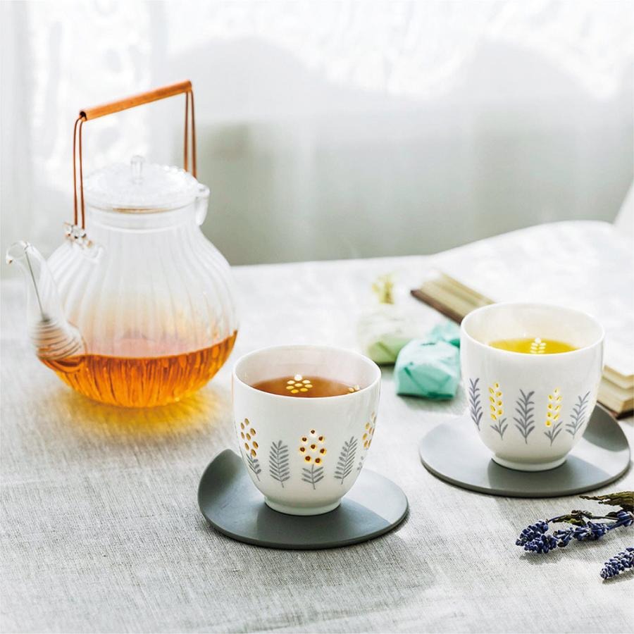 🔜現貨🔜日本 Iroakari 湯吞杯 錦鯉 富士山 五重塔 200ml 盒裝 茶杯 會透光的杯子 透明釉 職人手作-細節圖6