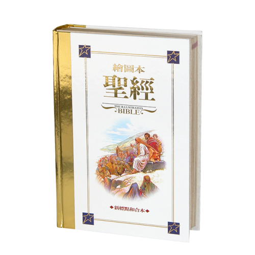 【中文聖經和合本】新標點和合本 神版 繪圖本聖經 金邊