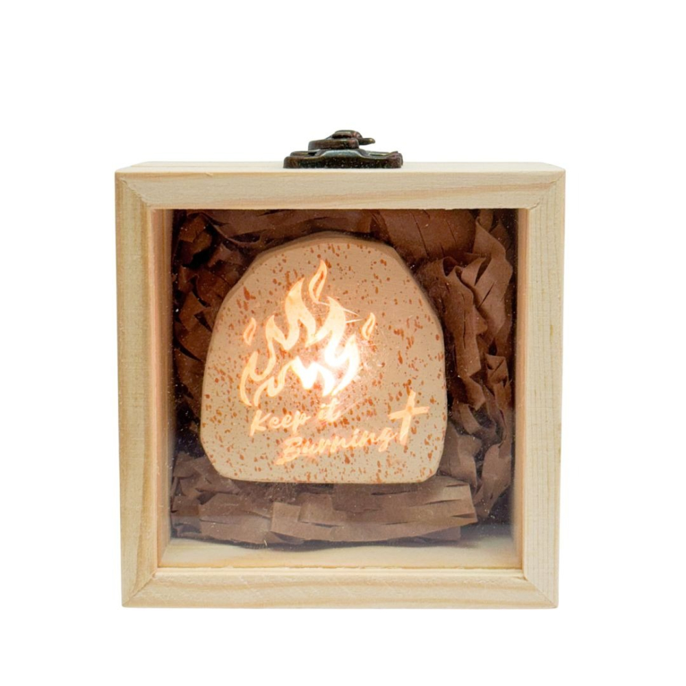 【K市集-基督教禮品】造型石頭燈(木盒) 多款選擇~售完不補-細節圖8