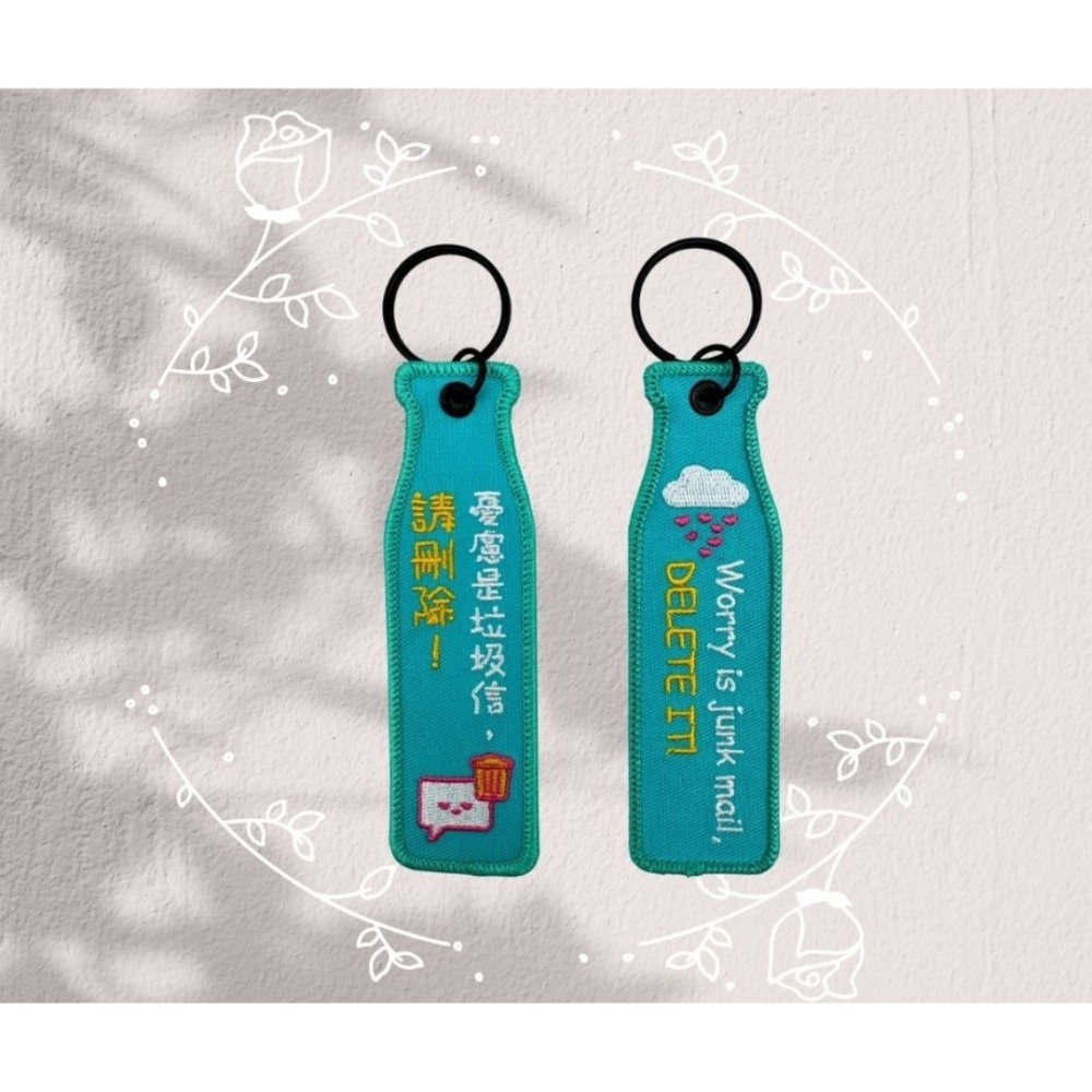 【K市集-基督教禮品】瓶安同行刺繡吊飾一組六個-細節圖5