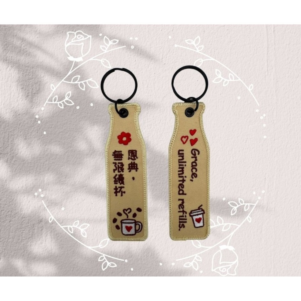 【K市集-基督教禮品】瓶安同行刺繡吊飾一組六個-細節圖6