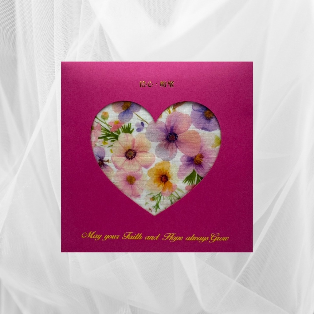 【K市集-基督教禮品】雙層柔織棉手帕 共兩款-細節圖4