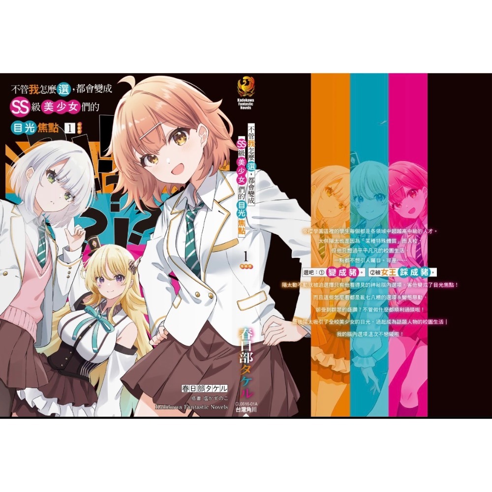 《角川》預購買斷7/10止/預計8/26上市/不管我怎麼選，都會變成SS級美少女們的目光焦點 (1) 特裝版-細節圖5