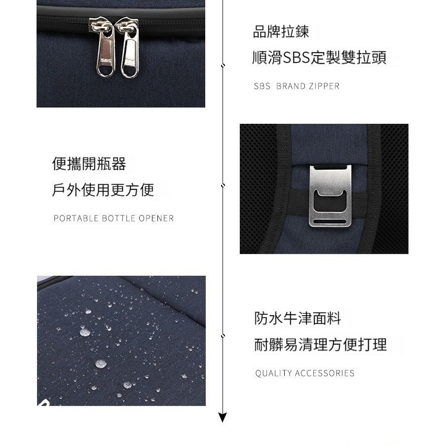 Meow💕加厚 防水 保溫 野餐保冷袋 保溫袋 雙肩保溫包 大容量 防水保冷袋 冰袋-細節圖2