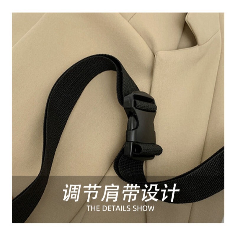 Meow💕通勤大容量單肩包包女 輕量側肩包 側背包 肩背包 斜挎包 休閒百搭托特包韓版腋下包學生書包 斜背包ins-細節圖3