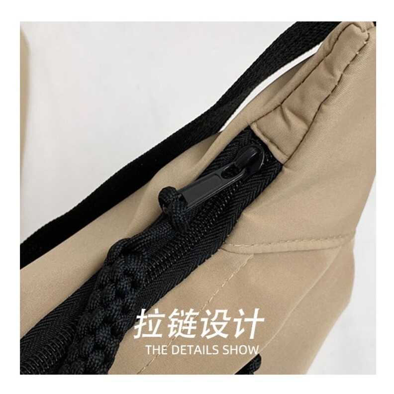 Meow💕通勤大容量單肩包包女 輕量側肩包 側背包 肩背包 斜挎包 休閒百搭托特包韓版腋下包學生書包 斜背包ins-細節圖4