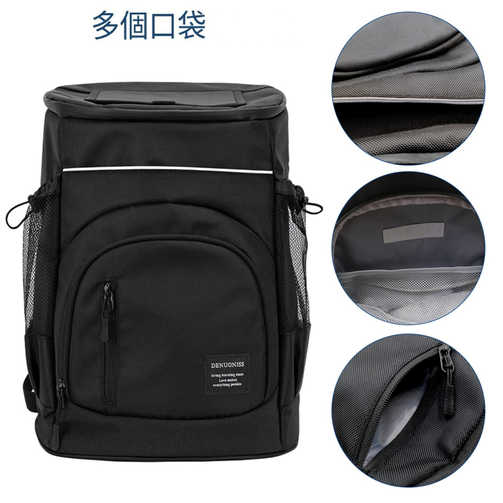 Meow💕30L大容量 加厚 防水 保溫 野餐保冷袋 保溫袋 雙肩保溫包 大容量 防水保冷袋 冰袋-細節圖6