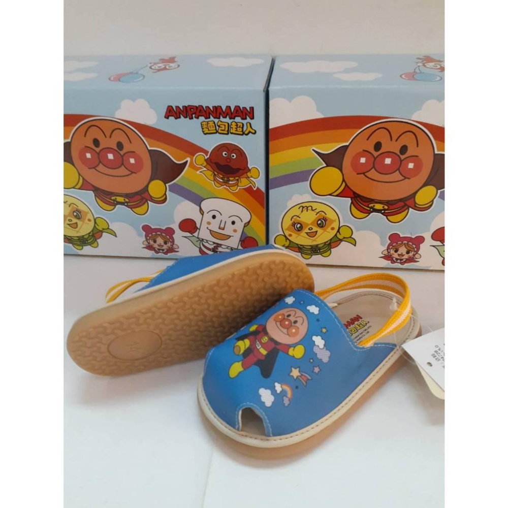 [kikishoes] ANPANMAN 麵包超人 正版授權 台灣製造 寶寶鞋 學步鞋 嗶嗶鞋  護趾涼拖鞋 止滑-細節圖4