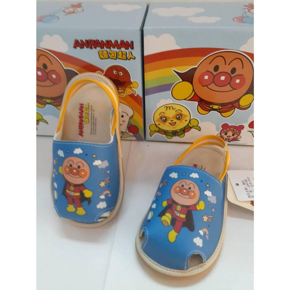 [kikishoes] ANPANMAN 麵包超人 正版授權 台灣製造 寶寶鞋 學步鞋 嗶嗶鞋  護趾涼拖鞋 止滑-細節圖7