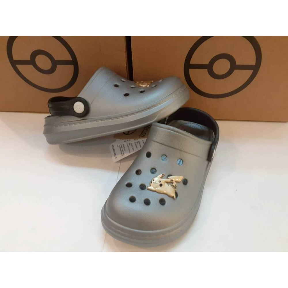 [kikishoes]POKEMON😍寶可夢布希鞋👀皮卡丘布希鞋😍寶可夢拖鞋台灣製正版授權👀奶茶色-細節圖8