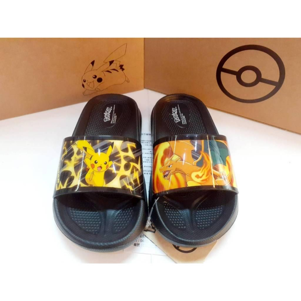 [kikishoes]POKEMON拖鞋🎉免費領取現金折價卷😍寶可夢❤皮卡丘👀噴火龍😍拖鞋台灣製防水拖鞋台灣製正版寶夢-細節圖3