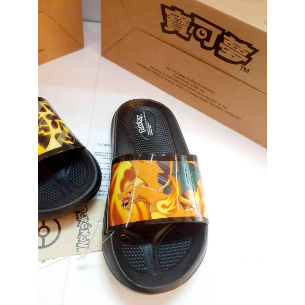 [kikishoes]POKEMON拖鞋🎉免費領取現金折價卷😍寶可夢❤皮卡丘👀噴火龍😍拖鞋台灣製防水拖鞋台灣製正版寶夢-細節圖7