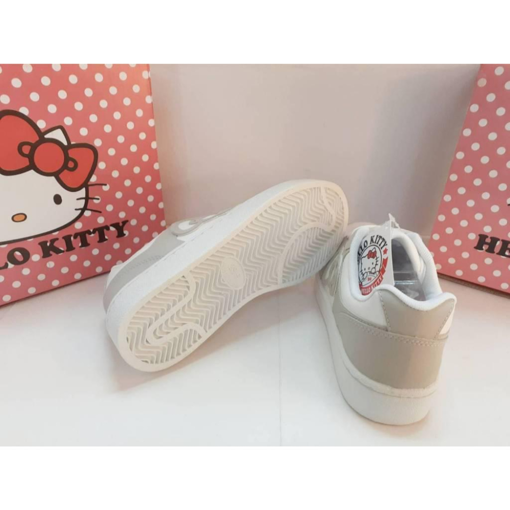 [kikishoes]HELLO KITTY小白鞋  百搭  休閒鞋 板鞋 穿搭 ins 爆款 台灣製白色黑色灰色-細節圖6