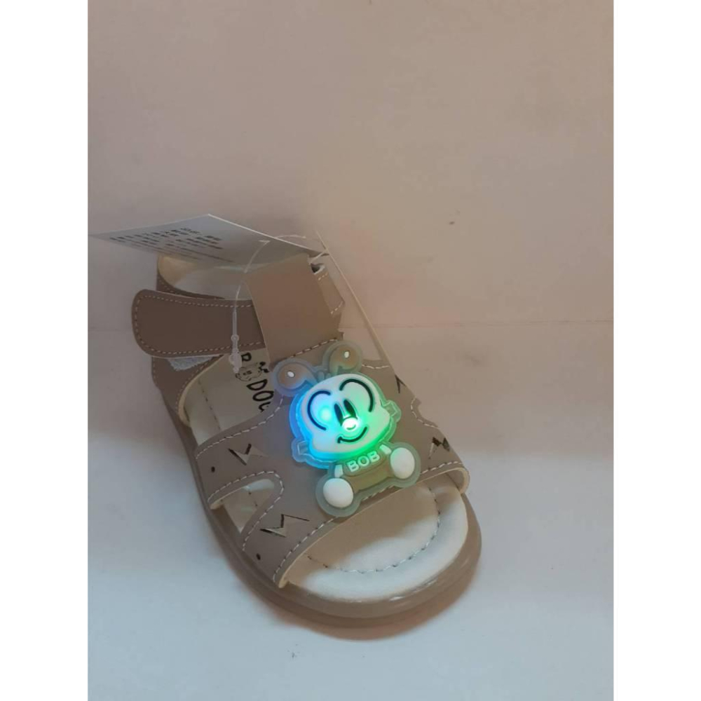 [kikishoes]BOBDOG 巴布豆 男生 小童涼鞋 閃電鏤空電燈涼鞋 童涼鞋 男電燈涼鞋-細節圖9