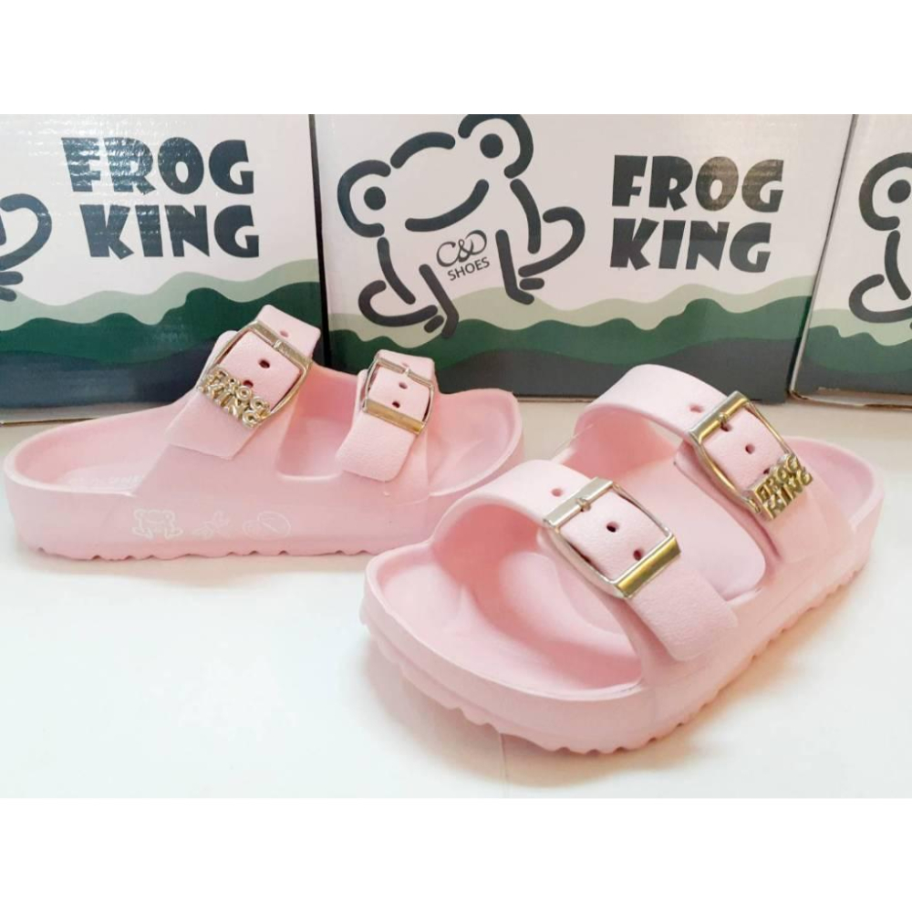 [kikishoes]童鞋可調腳背雙扣防滑防水拖鞋😍平底涼拖鞋👌超輕量拖鞋台灣出貨-細節圖6