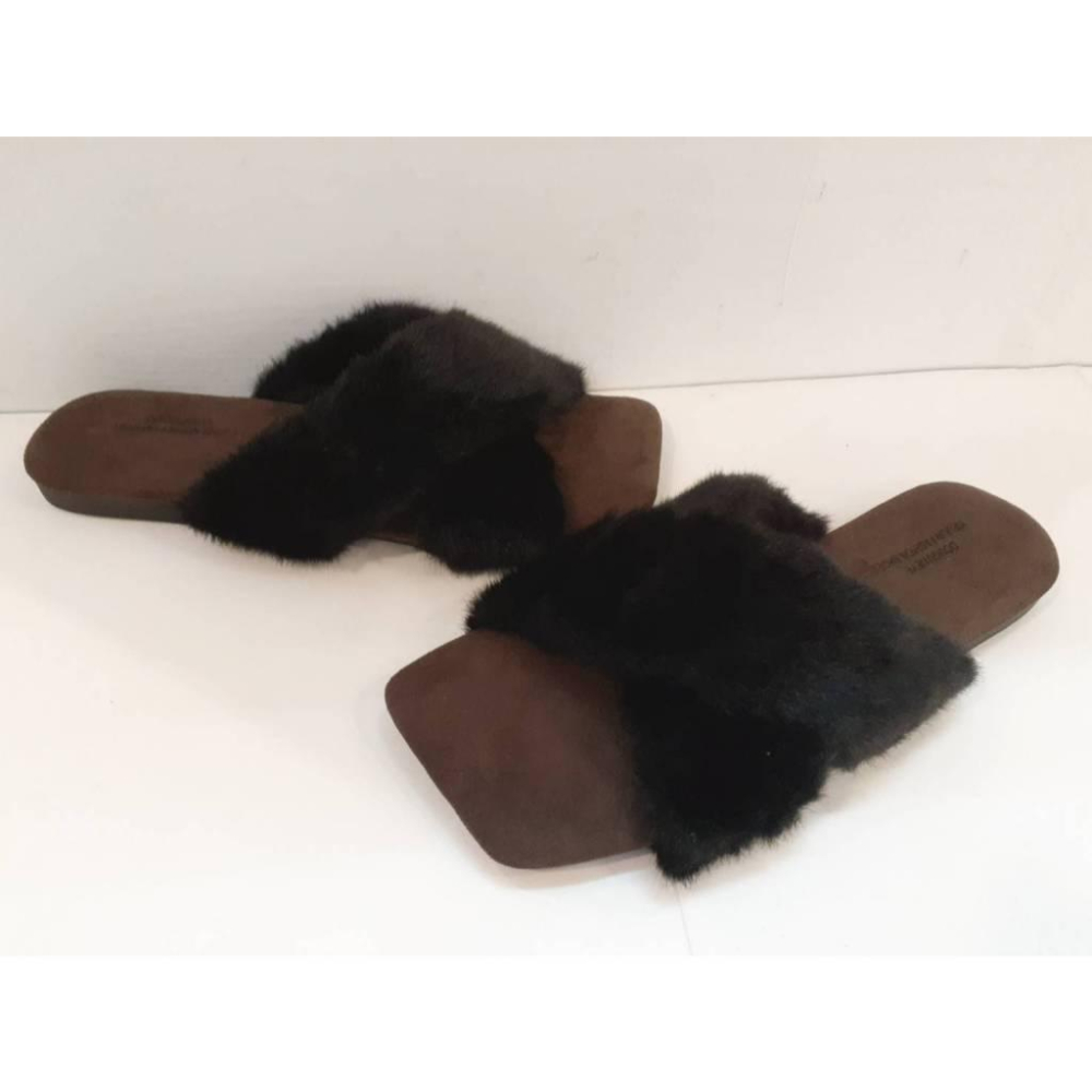 [kikishoes]毛毛拖鞋 室外拖鞋 毛毛拖 室內拖鞋 毛絨厚底拖鞋 韓式拖鞋 毛絨鞋 室內拖鞋毛絨拖鞋-細節圖8