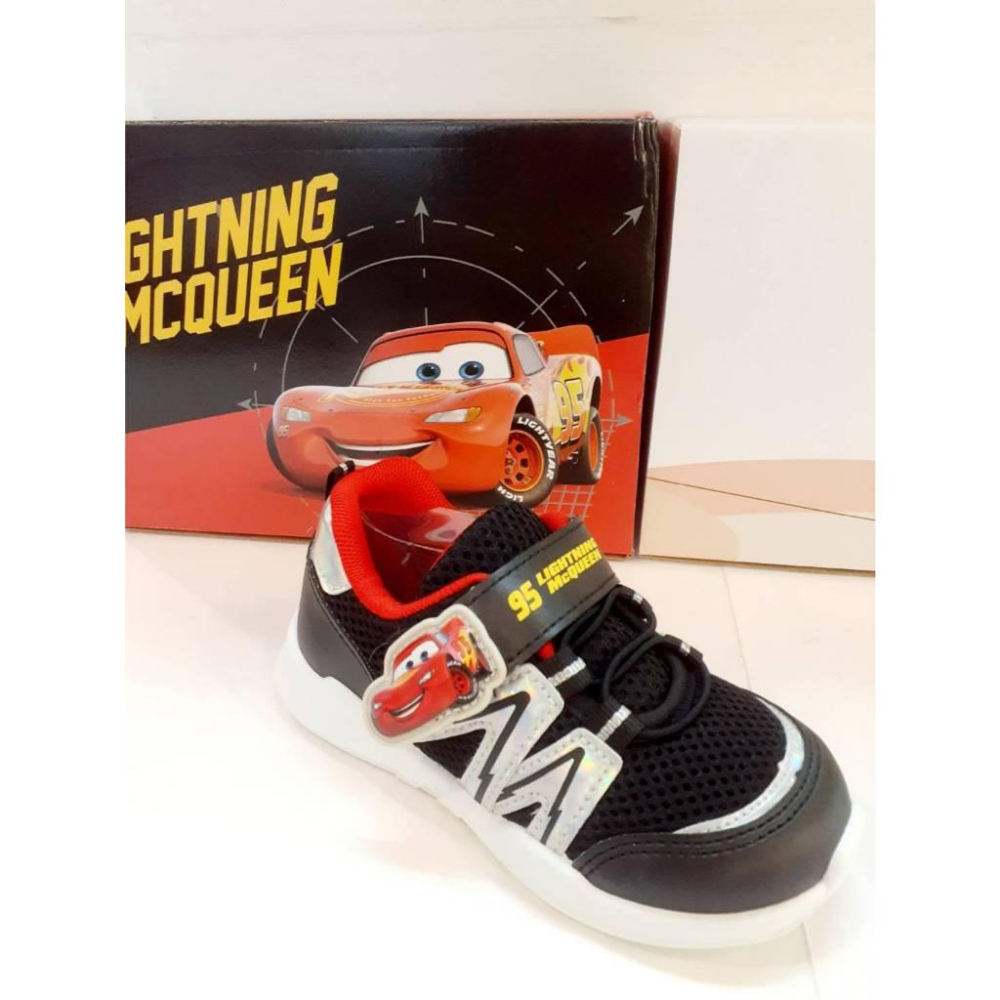 [kikishoes]過迪士尼童鞋🤣閃電麥坤質感立體飾片雙魔鬼氈運動鞋台灣製男童運動鞋❤車車運動鞋 CARS-細節圖2