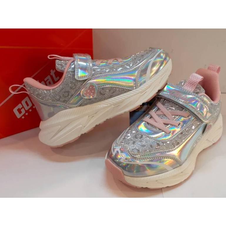 [kikishoes]女童運動鞋-閃亮亮超可愛透氣運動鞋-銀色輕量運鞋-細節圖4