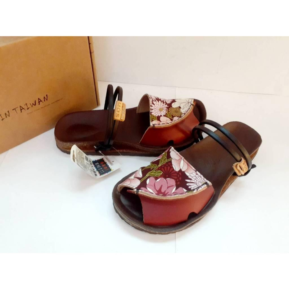 [kikishoes]腳ㄚ子純手工強韌耐穿牛皮底夾腳拖鞋涼鞋拖鞋兩穿台灣製手工真皮拖鞋涼鞋兩穿涼拖鞋手工鞋-細節圖3