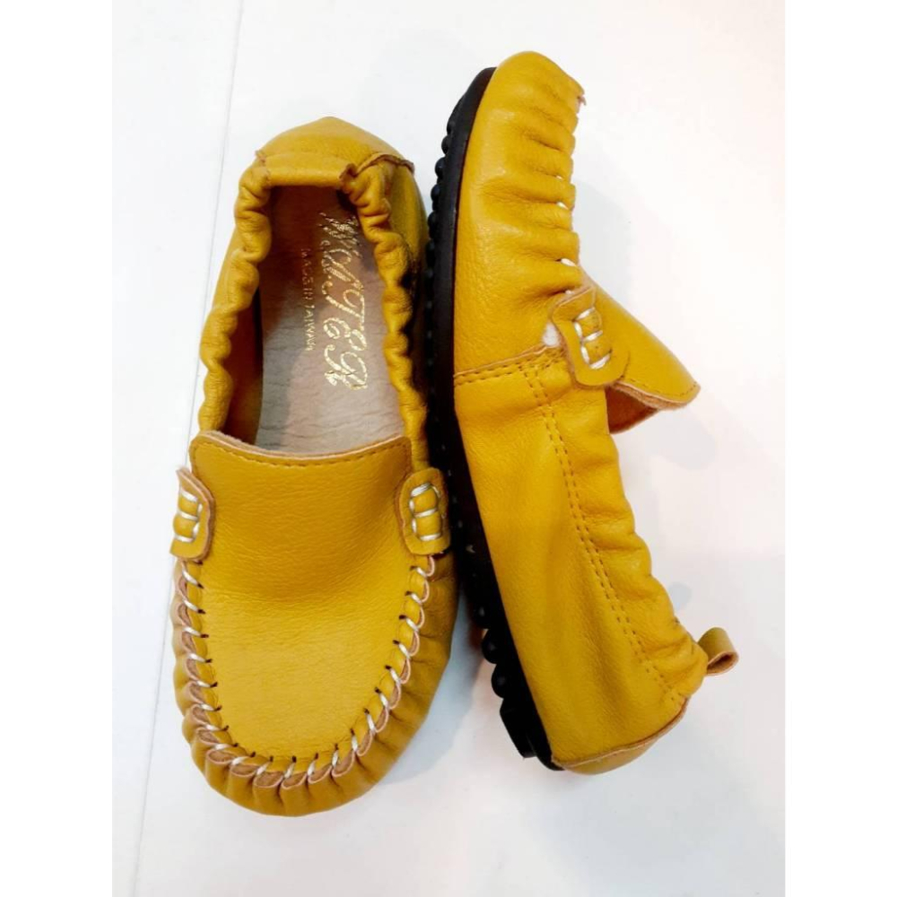 [kikishoes]小朋友莫妮卡懶人鞋😍福樂鞋😂寬楦頭深口造型平底包鞋台灣製素面實搭豆豆鞋休閒鞋台灣製-細節圖3