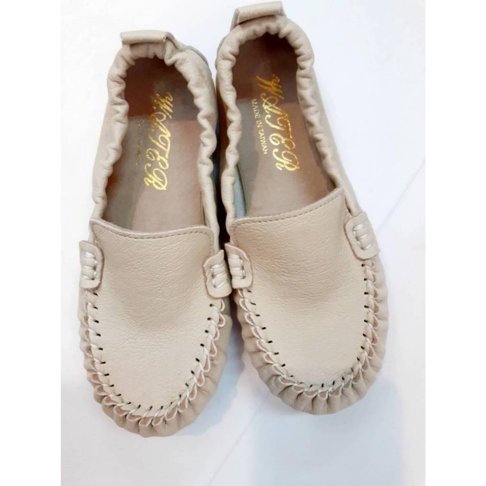 [kikishoes]小朋友莫妮卡懶人鞋😍福樂鞋😂寬楦頭深口造型平底包鞋台灣製素面實搭豆豆鞋休閒鞋台灣製-細節圖4