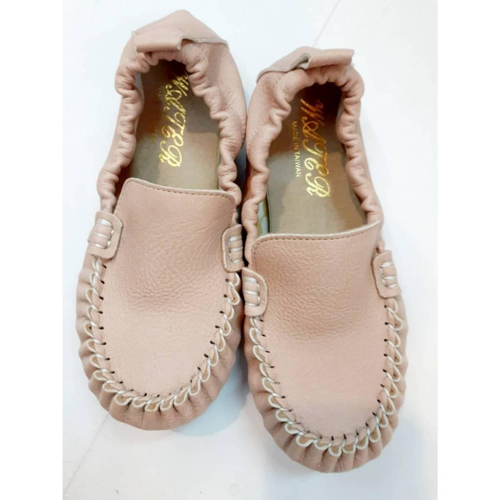 [kikishoes]小朋友莫妮卡懶人鞋😍福樂鞋😂寬楦頭深口造型平底包鞋台灣製素面實搭豆豆鞋休閒鞋台灣製-細節圖5