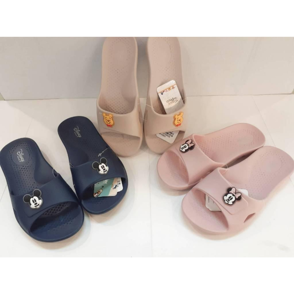 [kikishoes]免費領取現金折價卷😍迪士尼防水拖鞋防滑拖鞋台灣製造拖鞋米妮維尼一體成型厚度約3公分情侶拖鞋親子鞋-細節圖2