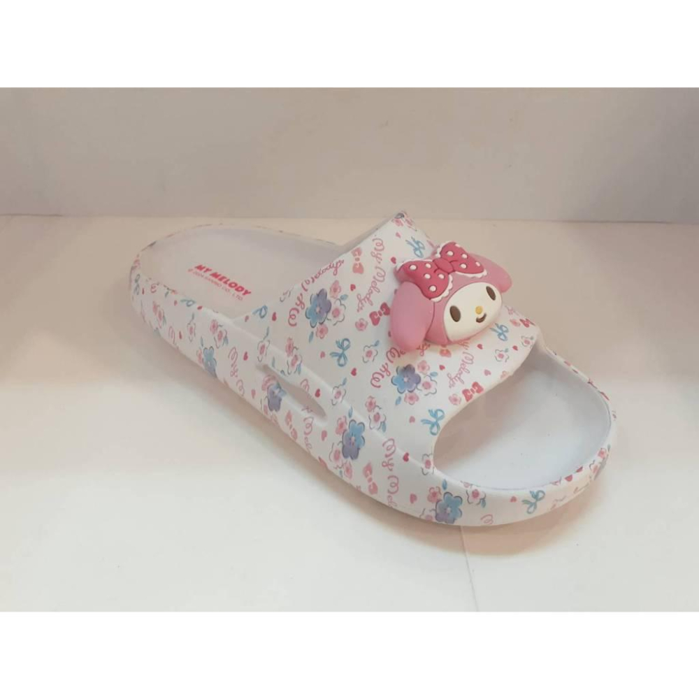 [kikishoes]三麗鷗家族 Kuromi ❤酷洛米🎉美樂蒂😘KITTY防水拖鞋親子拖鞋Q軟拖鞋❤台灣出貨🎉正版授權-細節圖2