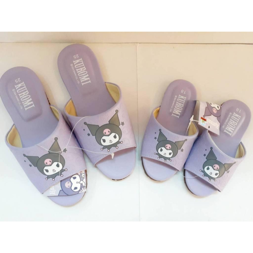 [kikishoes]三麗鷗家族 Kuromi ❤酷洛米🎉美樂蒂😘KITTY防水拖鞋親子拖鞋Q軟拖鞋❤台灣出貨🎉正版授權-細節圖5