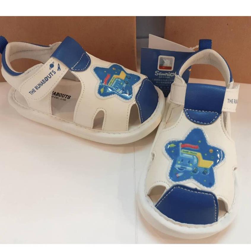 [kikishoes]卡車涼鞋👀護指涼鞋車車圖案嗶嗶鞋免運學步鞋止滑車車涼鞋-細節圖4