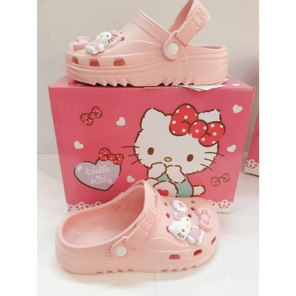 [kikishoes]三麗鷗正版授權HELLO KITTY布希鞋兒童防水拖鞋親子鞋女童拖鞋女童涼鞋親子鞋17.36現貨-細節圖4