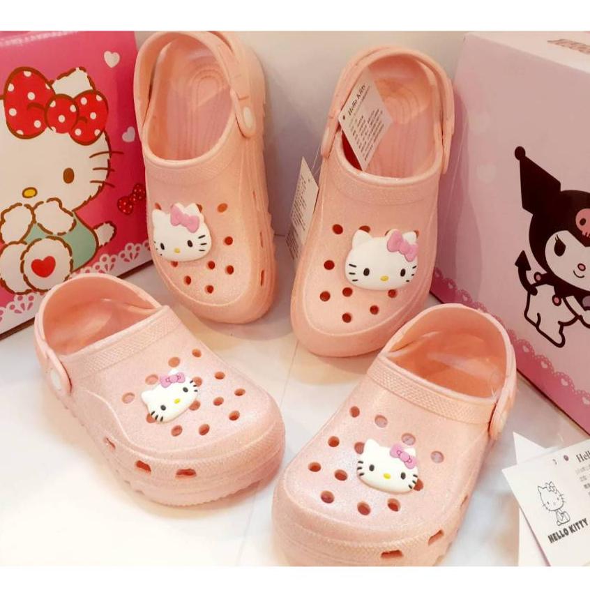 [kikishoes]三麗鷗正版授權HELLO KITTY布希鞋兒童防水拖鞋親子鞋女童拖鞋女童涼鞋親子鞋17.36現貨-細節圖7