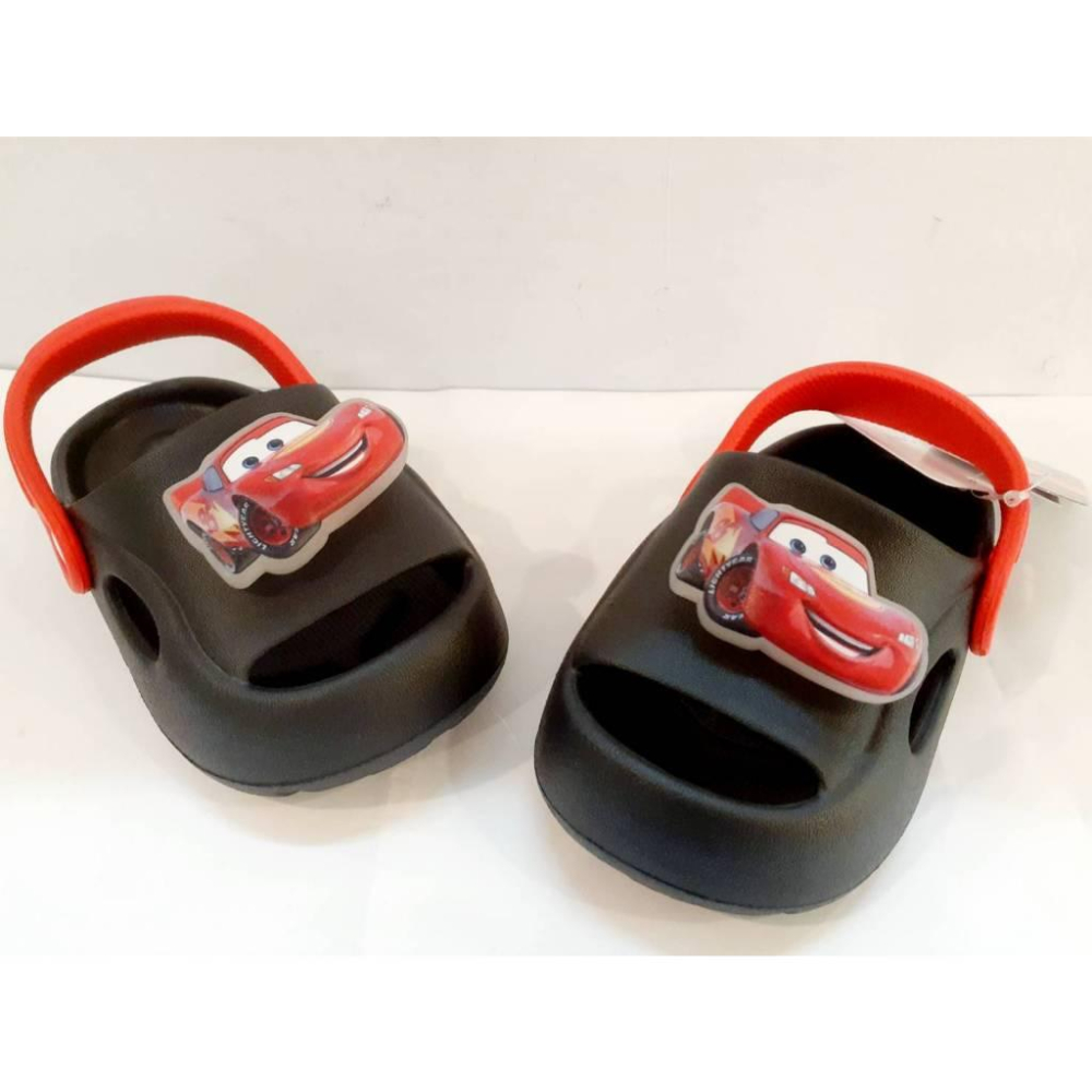 [kikishoes]迪士尼涼鞋❤小熊維尼熊涼鞋😍閃電麥坤 迪士尼正版拖鞋台灣製💕前檔拖鞋免費領眷享折扣車車電燈涼拖鞋-細節圖3