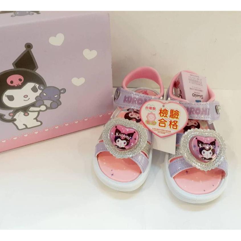 [kikishoes] Kuromi   酷洛米涼鞋🎉電燈涼鞋❤台灣製🎶女童涼鞋❤正版授權台灣製-細節圖2
