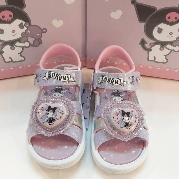[kikishoes] Kuromi   酷洛米涼鞋🎉電燈涼鞋❤台灣製🎶女童涼鞋❤正版授權台灣製-細節圖4