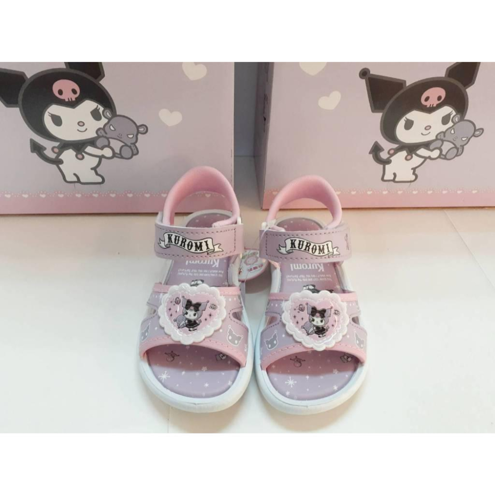 [kikishoes] Kuromi   酷洛米涼鞋🎉電燈涼鞋❤台灣製🎶女童涼鞋❤正版授權台灣製-細節圖5