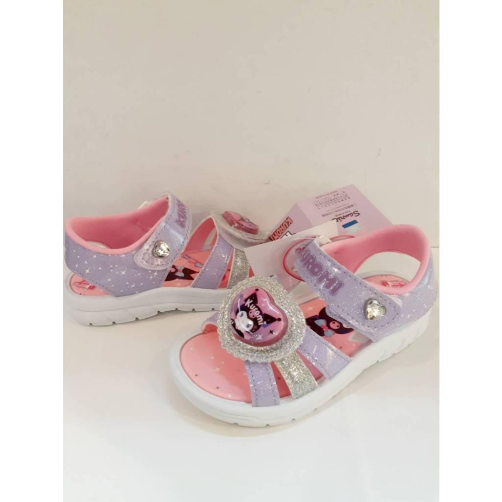 [kikishoes] Kuromi   酷洛米涼鞋🎉電燈涼鞋❤台灣製🎶女童涼鞋❤正版授權台灣製-細節圖8