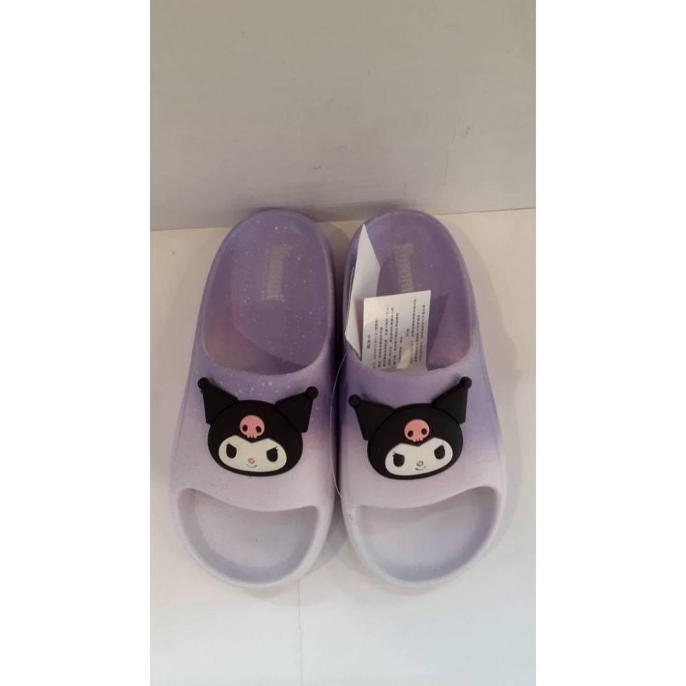 [kikishoes] Kuromi 酷洛米❤拖鞋卡通拖鞋兒童拖鞋三麗鷗家族防水拖鞋親子鞋正版授權女童拖鞋-細節圖9