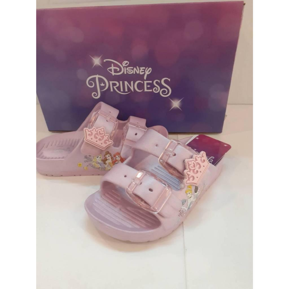 [kikishoes]😍迪士尼公主防水拖鞋超軟Q拖鞋防水拖鞋輕量台灣製厚底防水鞋鞋底深刻紋加強止滑-細節圖5