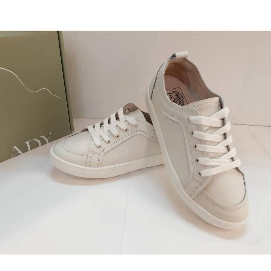[kikishoes] 【FAIR LADY】經典熱銷軟實力 復古免綁帶平底休閒鞋 奶油 (502489)台灣製-細節圖4