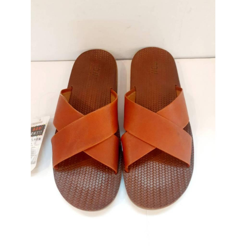 ［kikishoes]台灣自創品牌腳ㄚ子純手工強韌耐穿牛皮底牛皮面拖鞋止滑拖鞋手工鞋穿CP值超高-細節圖2