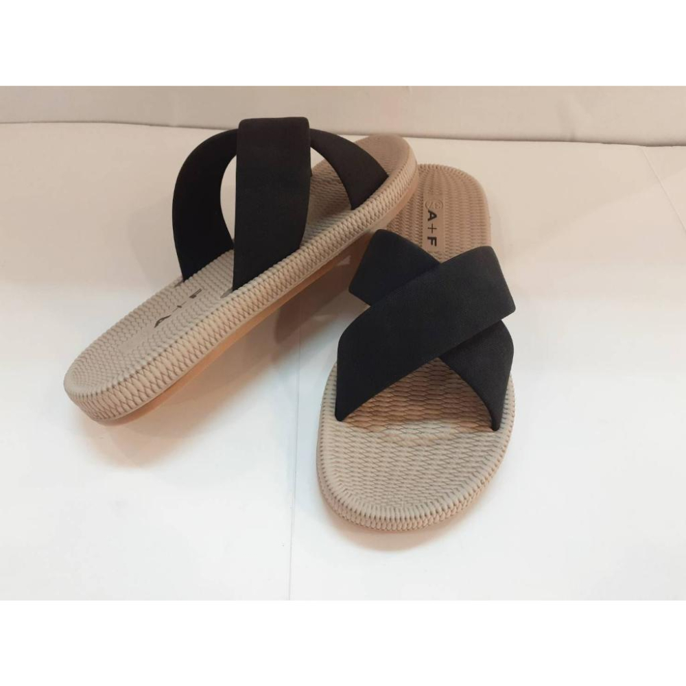 [kikishoes]經典簡單韓風拖鞋百搭輕便拖鞋交叉基本款拖鞋-細節圖3