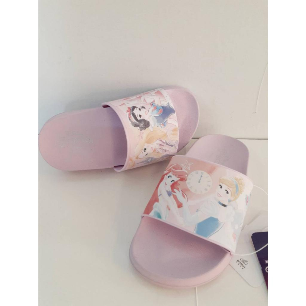 [kikishoes]免費領取現金折價卷😍白雪公主拖鞋迪士尼女童小美人魚仙杜瑞拉白雪公主長髮公主 輕量防水拖鞋台灣製-細節圖3