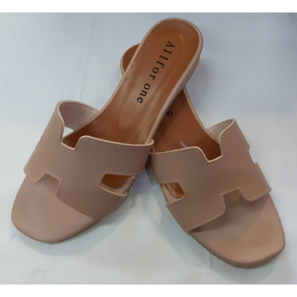 [kikishoes]時尚涼鞋拖鞋寬楦拖鞋黑色米色橡膠止滑鞋底簡約百搭款免運活動台灣製小白鞋白拖鞋-細節圖5