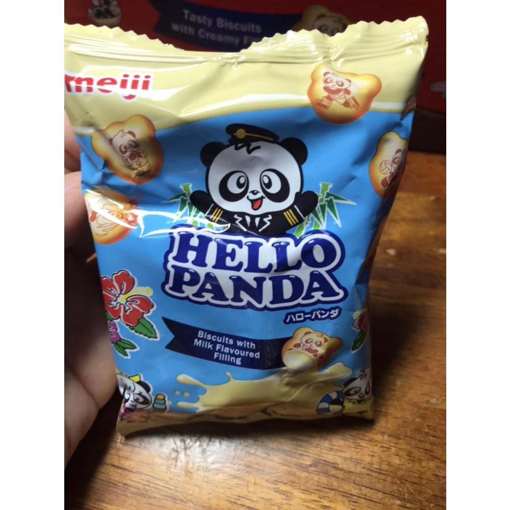[kikishoes]好市多 明治hellopandn 貓熊夾心餅乾組 35公克-細節圖3