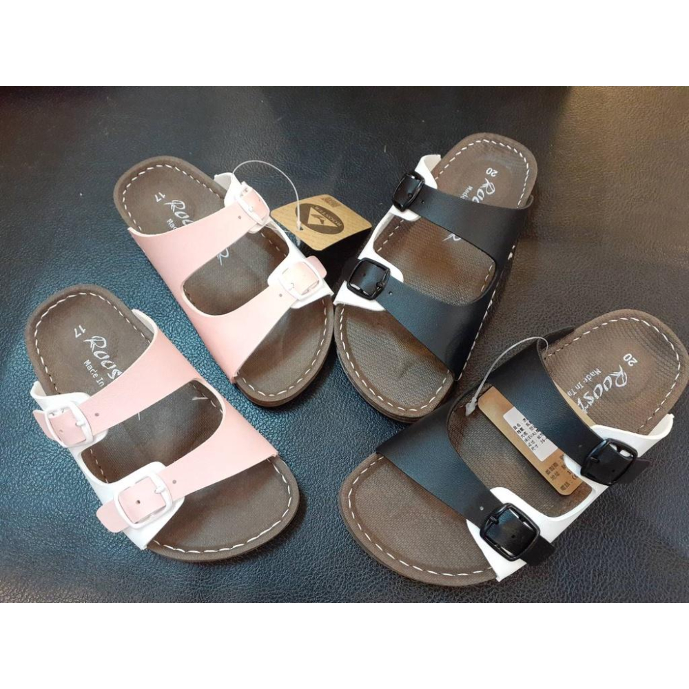 [kikishoes]男女童2桿拖鞋台灣拖鞋可以調整腳背台灣制止滑鞋底-細節圖8