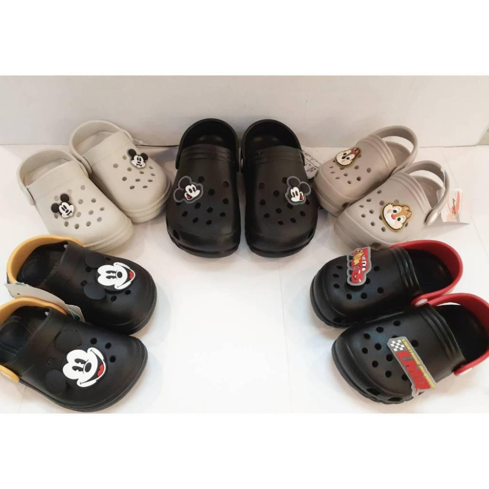 [kikishoes] 免費領取現金折價卷😍迪士尼兒童護趾兩穿涼拖鞋台灣製造防水輕量布希鞋男寶女寶布希鞋護趾涼鞋防水拖鞋-細節圖2