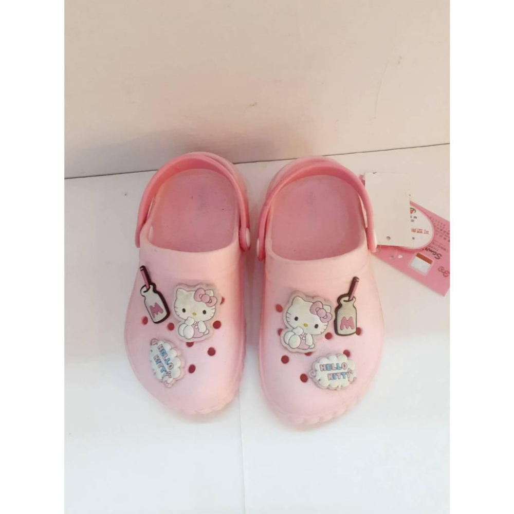 [kikishoes]免費領卷😍迪士尼布希鞋涼鞋米妮米可愛洞洞鞋布希鞋拖鞋台灣製女防水拖鞋2穿皆可😍酷洛米❤KITTY-細節圖5