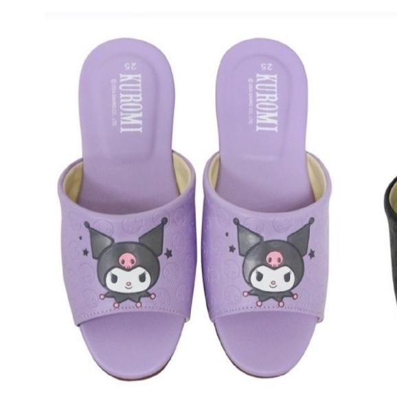 [kikishoes]三麗鷗KITTY室內拖鞋台灣製親子拖鞋親子鞋全家室內鞋紫色酷洛米KUROMI 🤣天天出貨-細節圖2