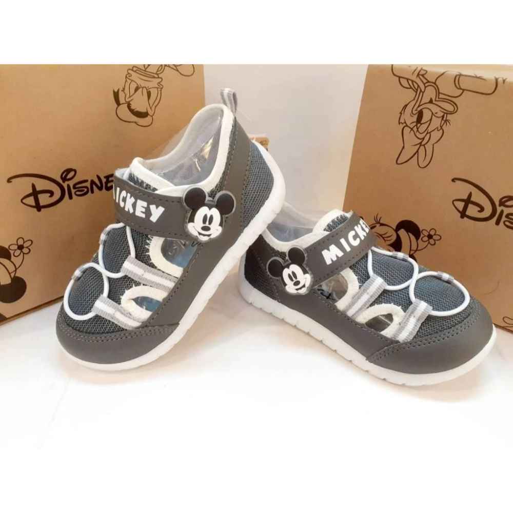 [kikishoes]DISNEY迪士尼童鞋藍色米奇透氣涼鞋台灣製雙魔鬼氈開口更大更好下腳寬楦肉肉腳免運活動天天出貨-細節圖4